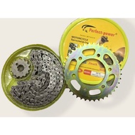 YAMAHA FZ16 CHAINSET BY PERPECT POWER 14/38/428 .14/42/428. 14/40/428