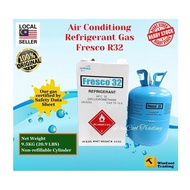 FRESCO Refrigerant gas for air-conditioning/ Gas untuk aircond -Gas R32 9.5KG (20.9 LBS)
