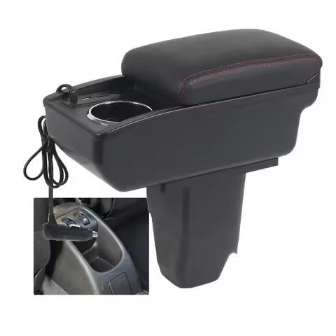 Car 206 Armrest box﻿ elbow support central content store case console storage