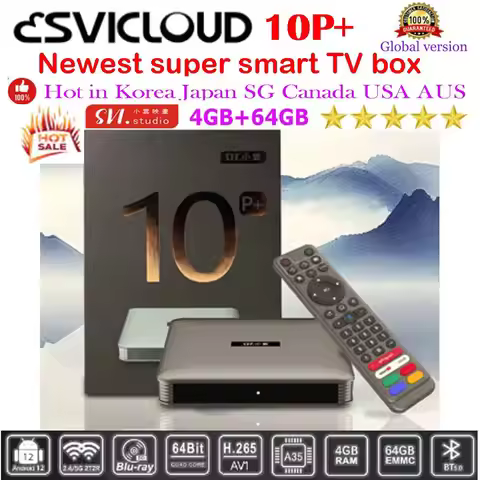 [Genuine]2025 SVICLOUD 10P plus tv box 4GB64GB global tvbox SVICLOUD TV BOX 10P
