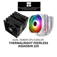THERMALRIGHT Peerless Assassin 120 SE ARGB CPU Tower Cooler [Black | White] PA120 SE PA120 SE ARGB
