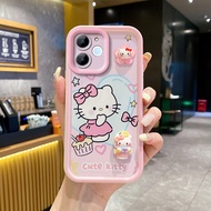 เคส Realme Note 70 4G สำหรับ Realme Note 70 4G / Realme Note 70T 4G【ลายการ์ตูนสามมิติตกแต่งฝาครอบเคส