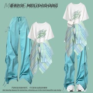 Dopamine Contrast Color Three-Piece Set - Summer Protective Outfit