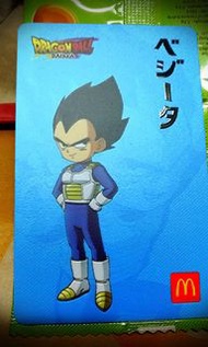 全新 藍色 比達 龍珠 七龍珠 大魔 dragon ball daima Mcdonalds Mc donald mc donalds 麥記 麥當勞 M記 閃咭 萬變卡