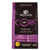 Wellness Core Grain-Free for Senior (Deboned Turkey, Chicken Meal &amp; Turkey Meal) Dry Dog Food (3 Sizes)