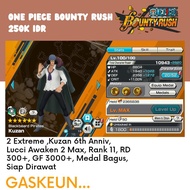 OPBR 2EXtreme Kuzan 6th Anniversary MAX One Piece Bounty Rush Original Games Android dan Ios