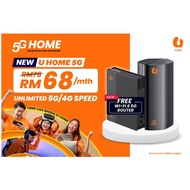 UMOBILE U HOME 5G MODEM (PLAN + 5G ROUTER) POSTPAID RM68/MTH / U MOBILE PASCABAYAR / BROADBAND