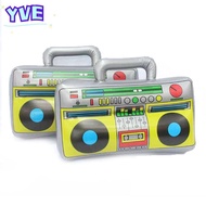 YVE PVC Inflatable Balloons Musical Carnival Party 80's 90's Party Decorations Inflated Toys Retro D