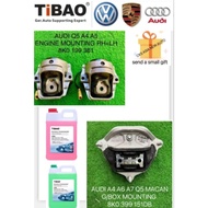 (TiBAO) AUDI A4 A5B8 2.0 GEARBOX & ENGINE MOUNTING 1SET 3PC ❴FREE 2KG COOLANT WATER❵