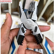C-MART B0054-09 9inch/225mm 5-in-1 premium multi-purpose electric pliers (Clamp-Cut-Bend-Roll-Strip 