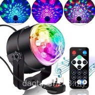 LED Mini KTV Bar Bag Room Light Stage Light Voice Control Light Colorful Rotating Light Household KT