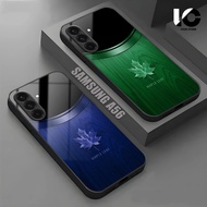 HP Casing SAMSUNG A56 Softcase SAMSUNG A56 Case Glossy Casing Shiny Glass Protector Mobile Phone Acc