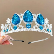 Vương Miện Tóc Cho Bé Gái Tiệc Sinh Nhật Disney Princess Elsa Phụ Kiện Tóc Tiệc Hè Biểu Diễn Cho Bé