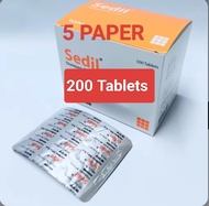 SEDIL  5 MG 1 PAPAN 20 TABLET 5 PAPAN 100 TABLETS 10 PAPAN 200 TABLETS..