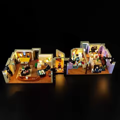 LED Lighting Set Suitable for LEGO The Friends Apartments 10292 Building Blocks DIY Lamp Toys(Not In