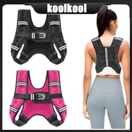 Kool Exercise Weight Vest Multipurpose Weighted Vest Homes Workout Weight Vest for Outdoor Fitness A