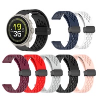 For SUUNTO RUN Magnetic Silicone Watch Strap