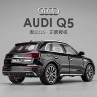 High-End 1: 24 Audi Q5 Alloy Model Figure Simulation Car Model Multifunctional Sound Light Toy Car M