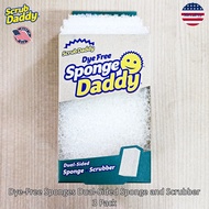Scrub Daddy® Sponge Daddy Dual-Sided Sponge+Scrubber ฟองน้ำทำความสะอาดอเนกประสงค์ ฟองน้ำคละสี
