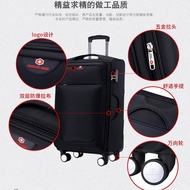 ST-🚢Swiss Army Knife Business Trolley Case Oxford Cloth Suitcase Male Student Luggage Female Expansion Boarding Bag Larg