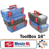 Tool Box H&L HL Toolbox 16 Inch Tool Storage Box