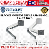 Rexus 17-32 Inch DBM01 Monitor Bracket - Monitor Arm Bracket Stand 17 19 20 22 24 25 27 29 32 Inch