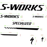 SWORKS FRAME DECALS FOR MTB