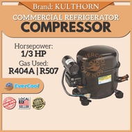 Ready Stock KULTHORN KK Compressor AE2416ZK Commercial Refrigerator Compressor 1/3HP R404a/R507