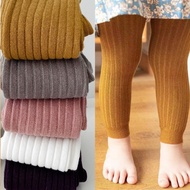 Autumn Spring Newborn Baby Girls Leggings Ribbed Cotton Stretch Tight Pants Kids Leggings for Childr