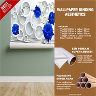 Custom 3D Aesthetic Design Living Room Wall Sticker Wallpaper