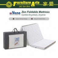 Vono Foldable Single Mattress / Zen easy storage mattress