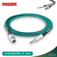 Mogami 2582 สายแจ็ค 3 เมตร สายเคเบิล สายไมค์ ตัวเมีย