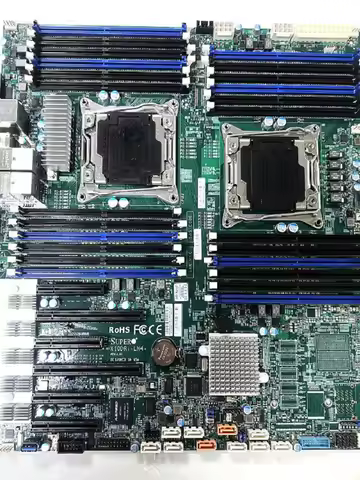Supermicro X10DRI-LN4+Dual X99 LGA2021-3 Motherboard C612 Supports Dual CPU E5 V3/V4 Server DDR4 Use