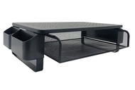 จอภาพคอมพิวเตอร์ Heighten Stand แล็ปท็อป Cooling Bracket พร้อมลิ้นชักระบายอากาศด้านข้าง Ergonomic สํ