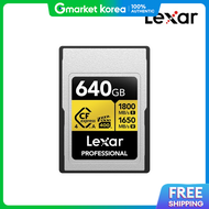 Lexar Cfexpress 4.0 Type a Gold 640Gb Vpg400 8K Raw Sony Camera Memory Card