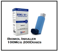 BIOMOL 100D inhaler HFA BIOCARE  EXP:  2027