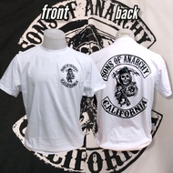 (Ship Within 12 Hours) Sons of Anarchy Cotton Printed Round Neck T-Shirt S-XXXL