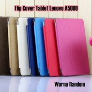 Case Lenovo Tab A5000 7.0 Inch Flipshell / Flipcover / Smartcover / Leather Case / Book Cover / Sarung Tablet / Dompet Tablet Lenovo A5000 -  Random