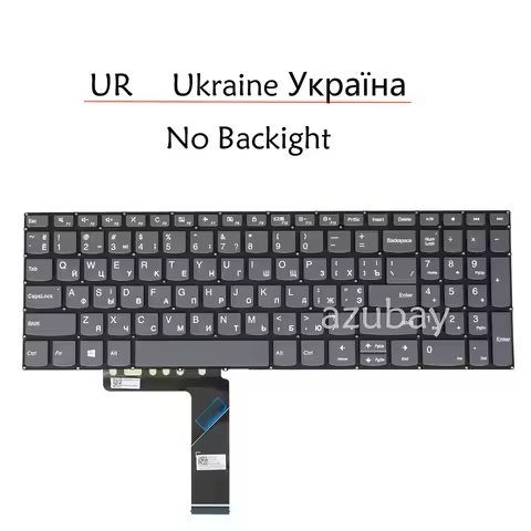 Ukraine Keyboard For Lenovo ideapad 3-15ADA05 3-15ARE05 3-15IGL05 3-15IIL05 3-15IJL05 3-15IML05 3-15