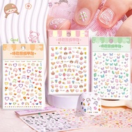5D Embossed Cartoon Nail Art Stickers Cute Design Nail Art Decals for Nail Art Decoration