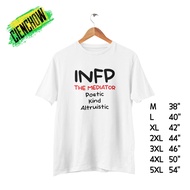 INFP T-Shirt MBTI Screen-Printed Shirt Round Neck Large Size