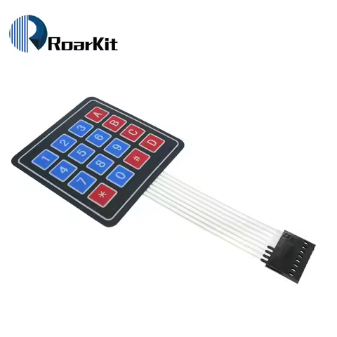 10PCS/LOT 4*4 Matrix Array/Matrix Keyboard 16 Key Membrane Switch Keypad for arduino 4X4 Matrix Keyb