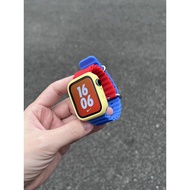 apple watch series 10 strap apple watch strap Ocean Silicone Contrast Color Sports Strap Suitable fo