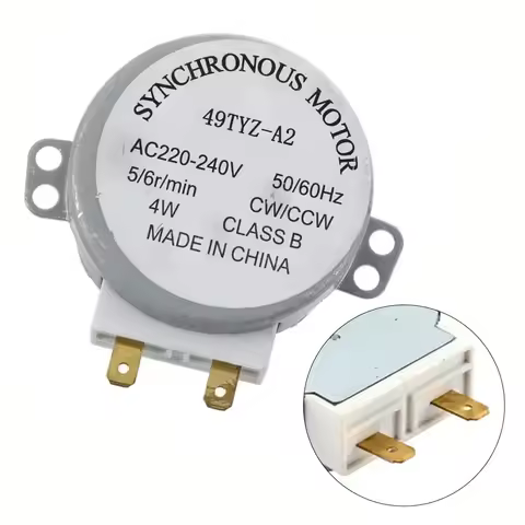 AC 220-240V 4W 50/60Hz CW/CCW Microwave Turntable Synchronous Motor TYJ50-8A7 For Air Blower 49TYZ-A