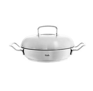 Fissler Original Profi Pro 28cm serving Pan with dome lid Stainless Steel