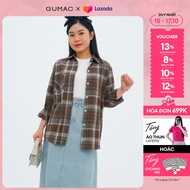 [15 - 17.10| VOUCHER 10-12%] Áo sơ mi nữ caro thời trang Gmorning - GUMAC YAE11091