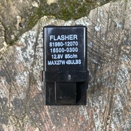 Flasher Assy Turn Signal Lamp Sen Sein 12V 3 Pin Toyota Starlet EP80 EP81 EP82 EP85 EP90 EP91 EP95 C