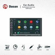 Dual Ingot 23cm MP5 Front Rear Same Screen USB+Type-C Mobile Phone Charging with DSP Remote Control