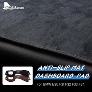 Flannel Car Dashboard Cover Mat For BMW F30 F31 F32 F33 F34 Anti-slide Pad Dashmat Sunshade Dash Boa