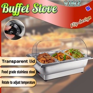 【VINZ】Chafing Dish Buffet Buffet Warmer Food Warmer Buffet Servers Adjustable Temperature Buffet Sto